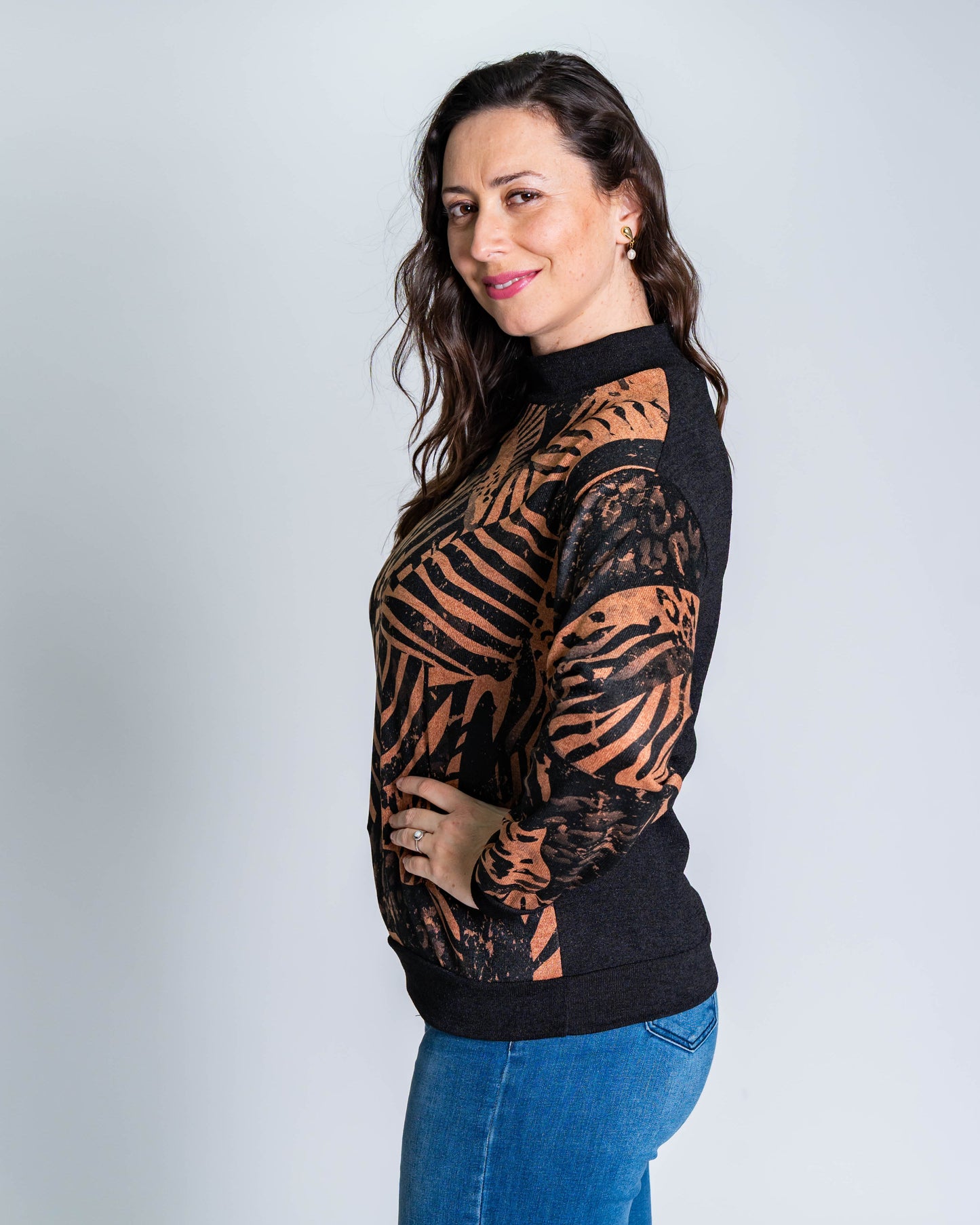 Polera Lanilla Fer Café
