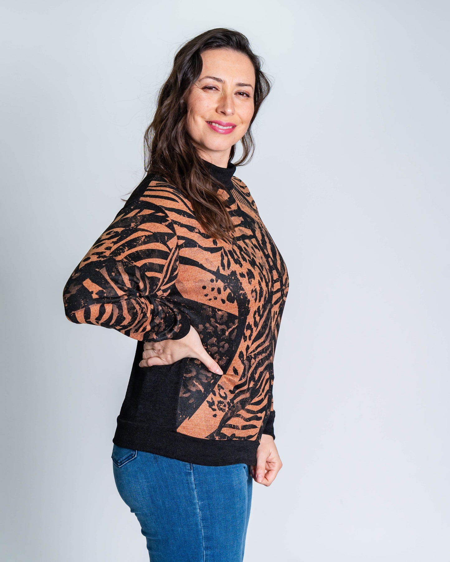Polera Lanilla Fer Café