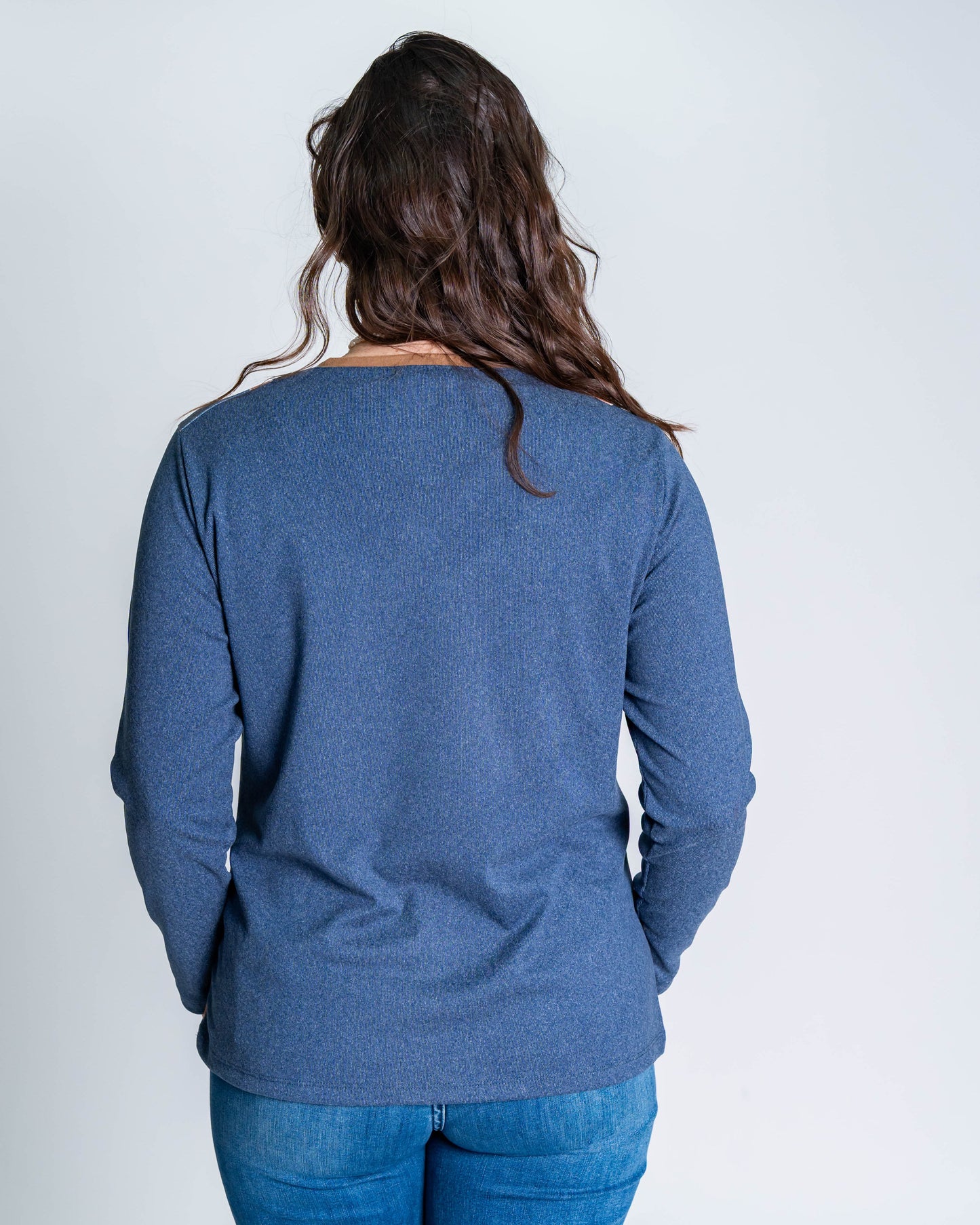 Polera Lanilla Mirvat Azul