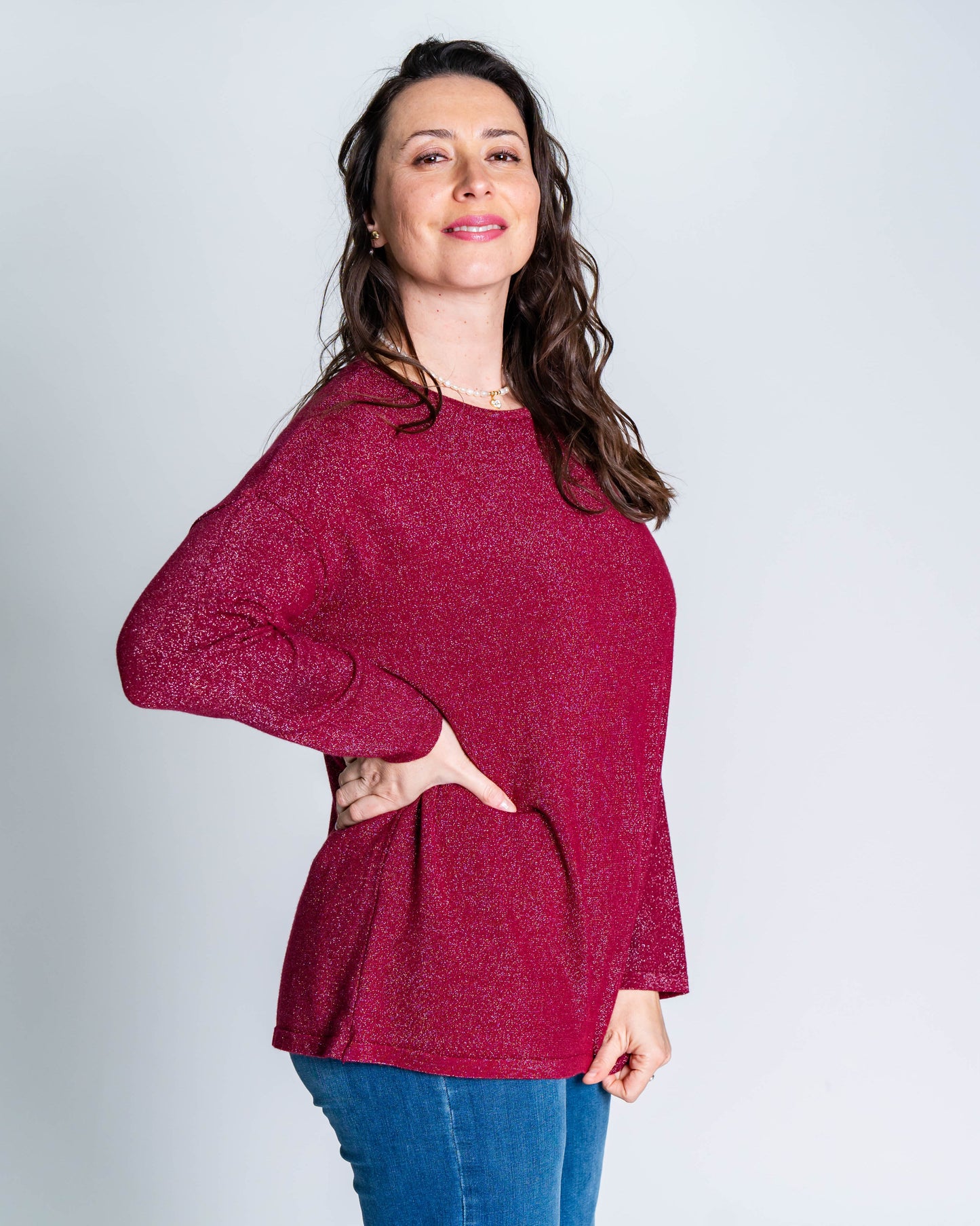 Sweater Lurex Thalia Burdeo
