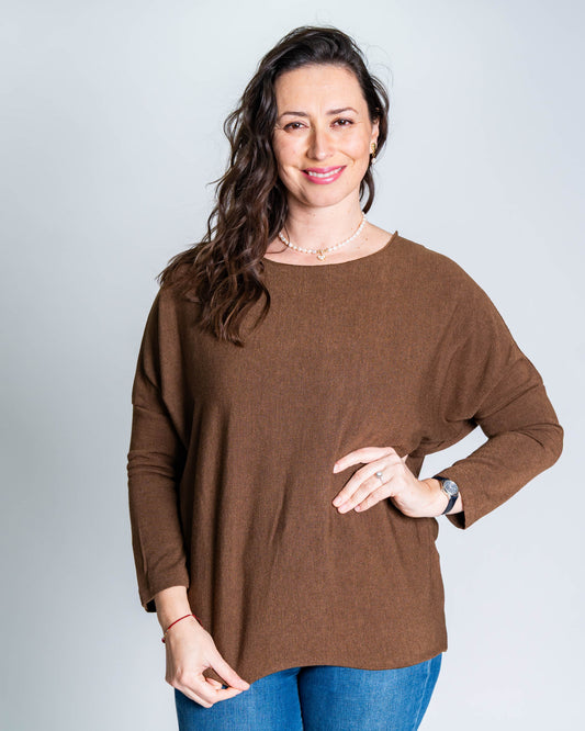 Sweater Hilo Cami Chocolate