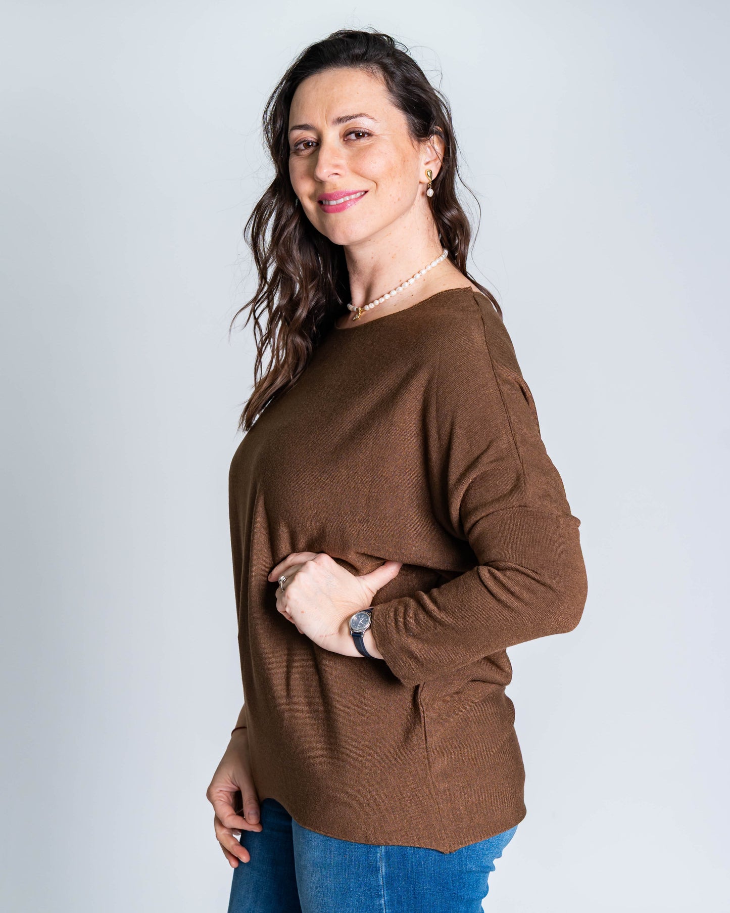 Sweater Hilo Cami Chocolate