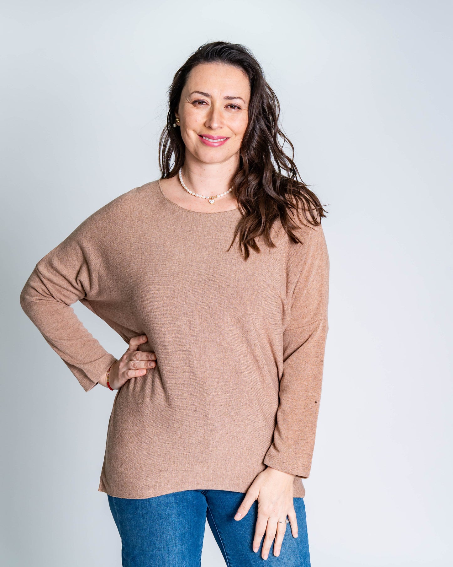 Sweater Hilo Cami Beige