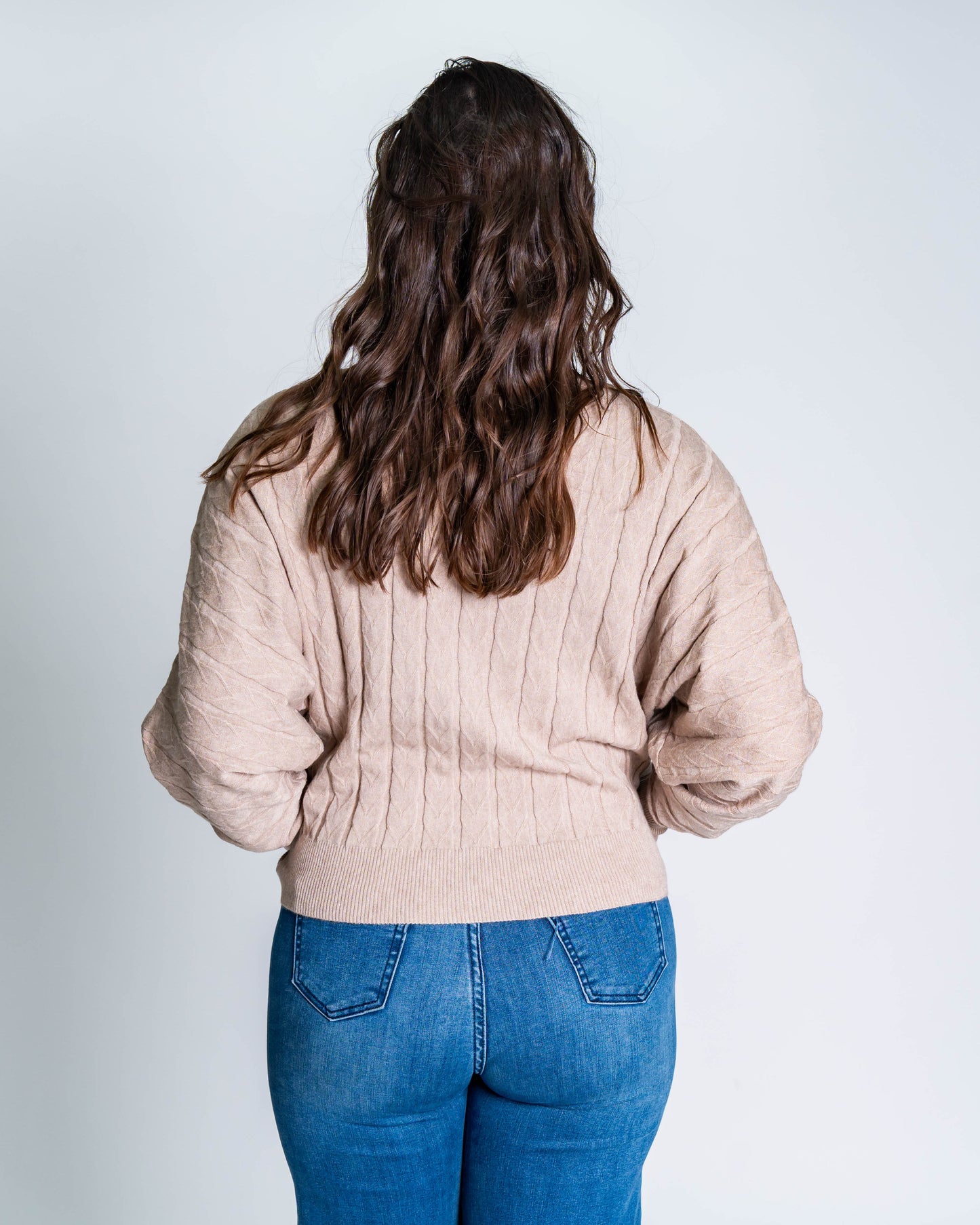 Sweater Listado Beige