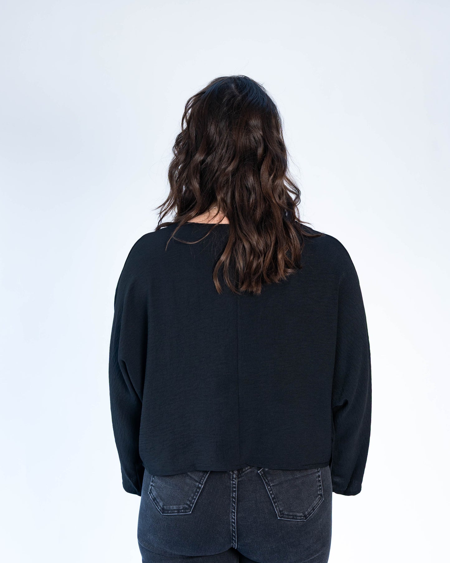 Blusa Italiana Amanda Negro