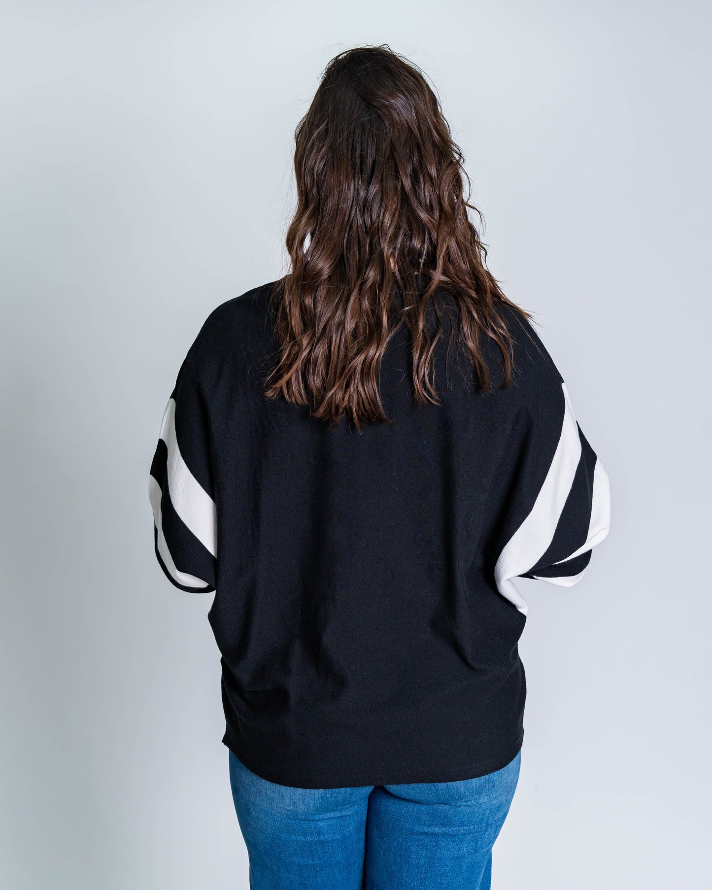Sweater Manga Murciélago Bicolor