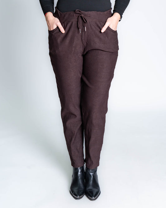 Jogger Italiano Leonor Chocolate