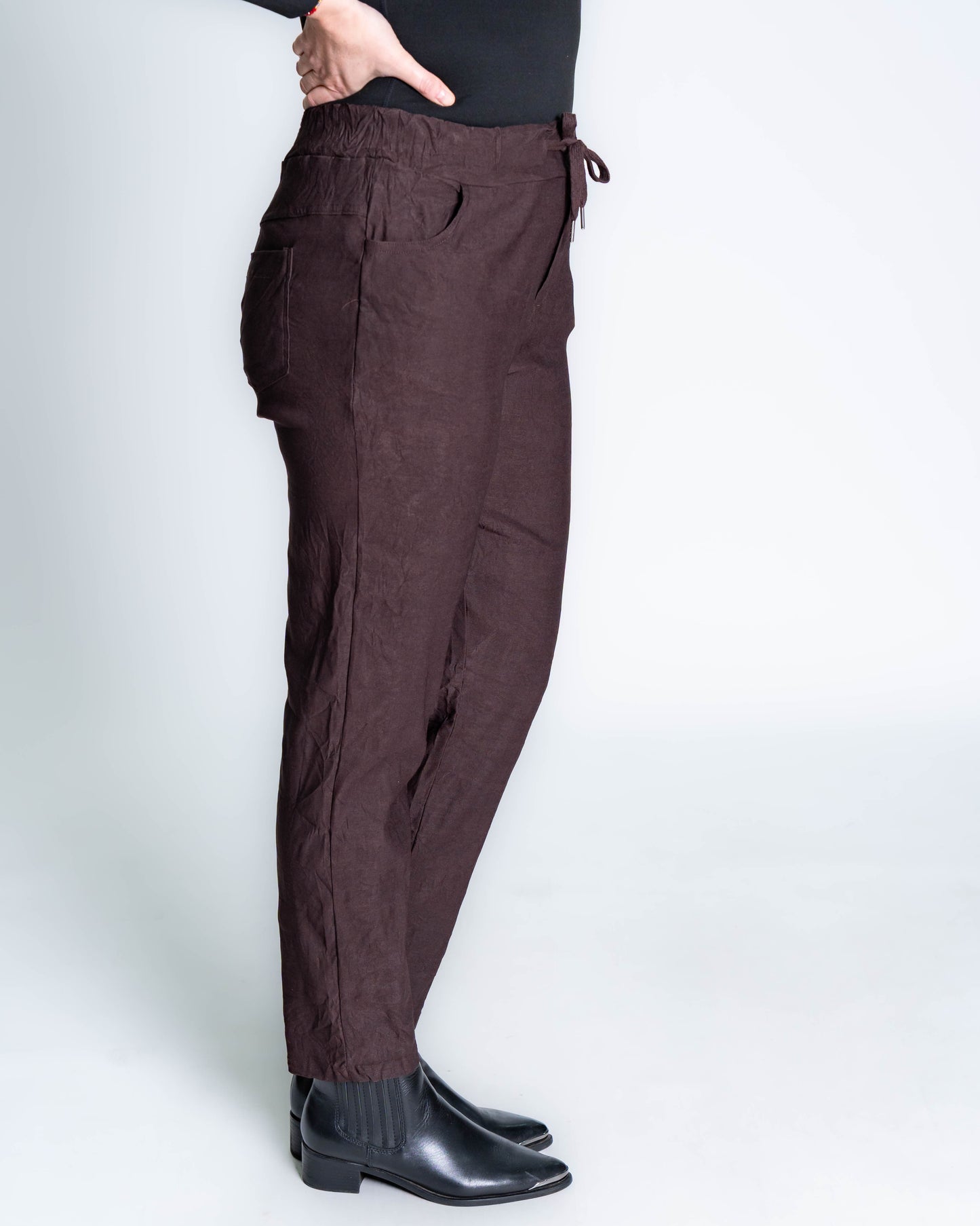 Jogger Italiano Leonor Chocolate