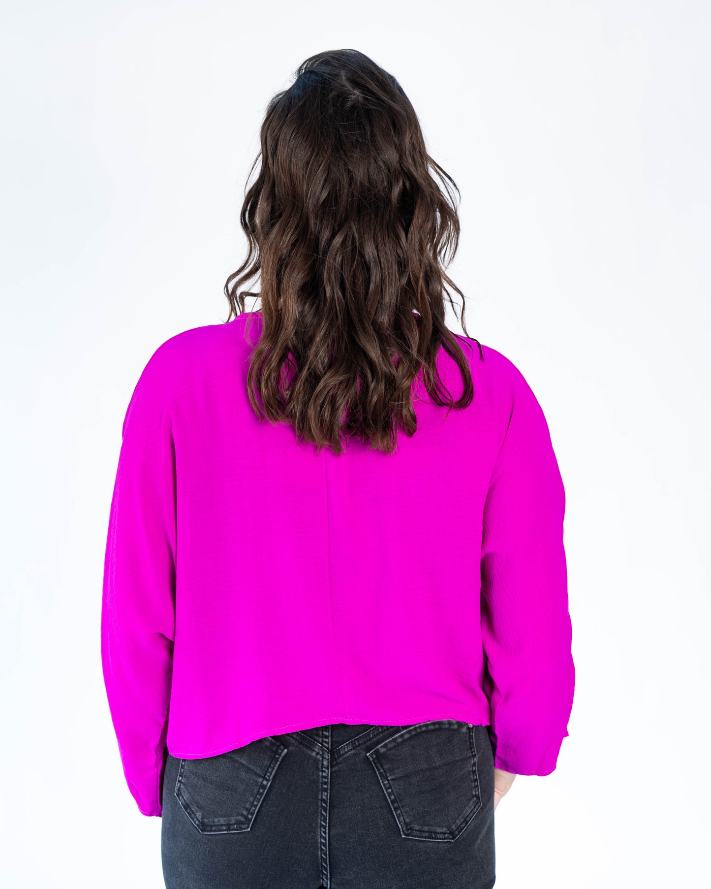 Blusa Italiana Amanda Magenta