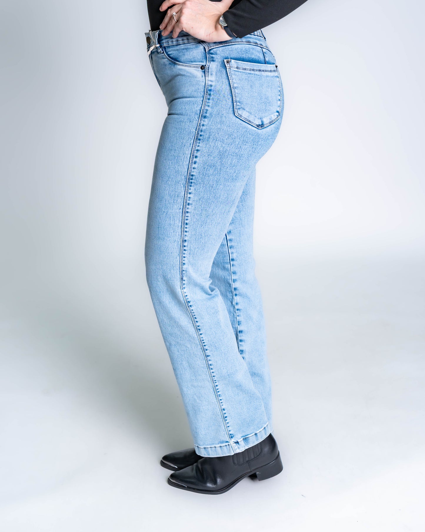 Jeans Recto Esteban Celeste