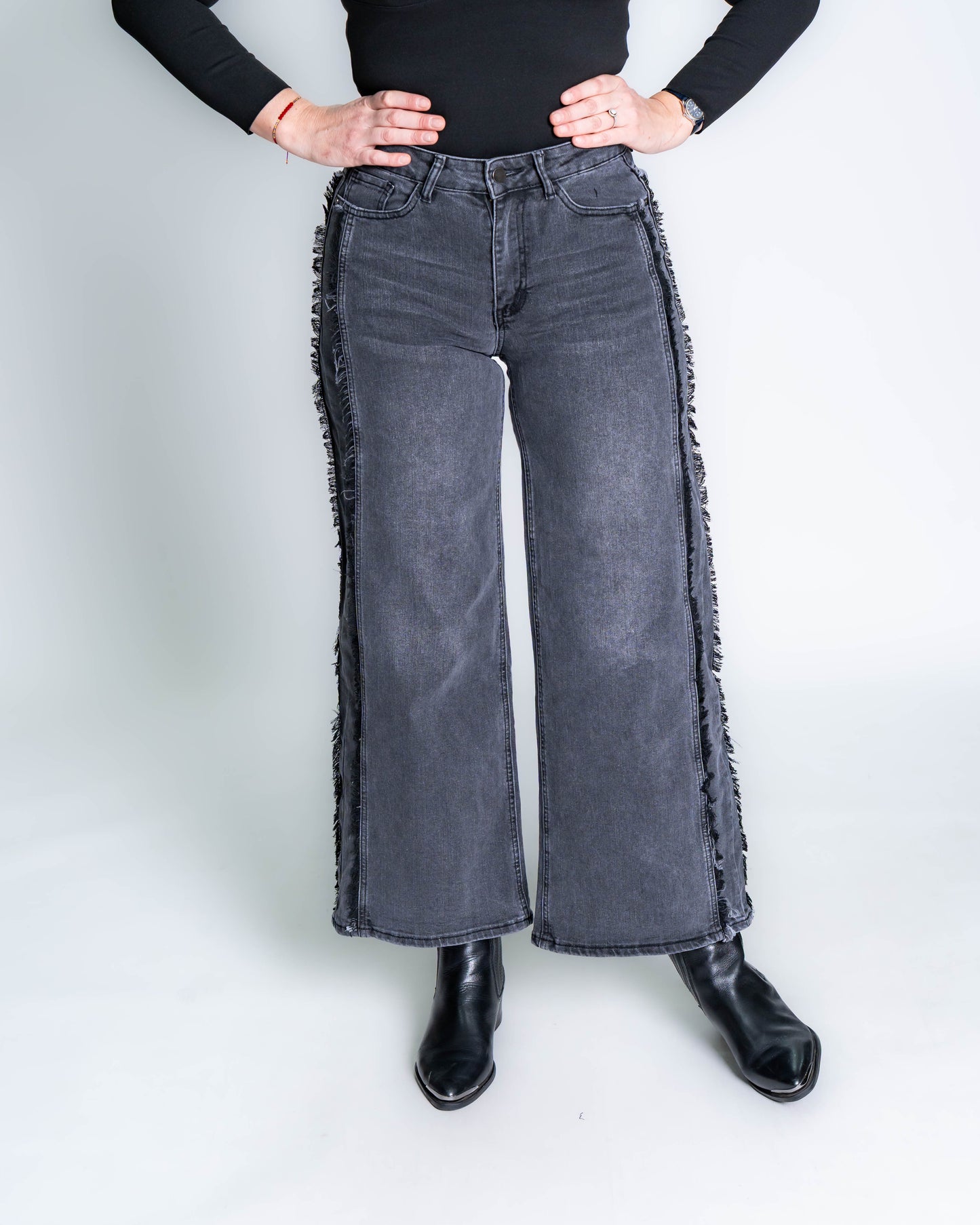Jeans Gustavo Flecos Gris