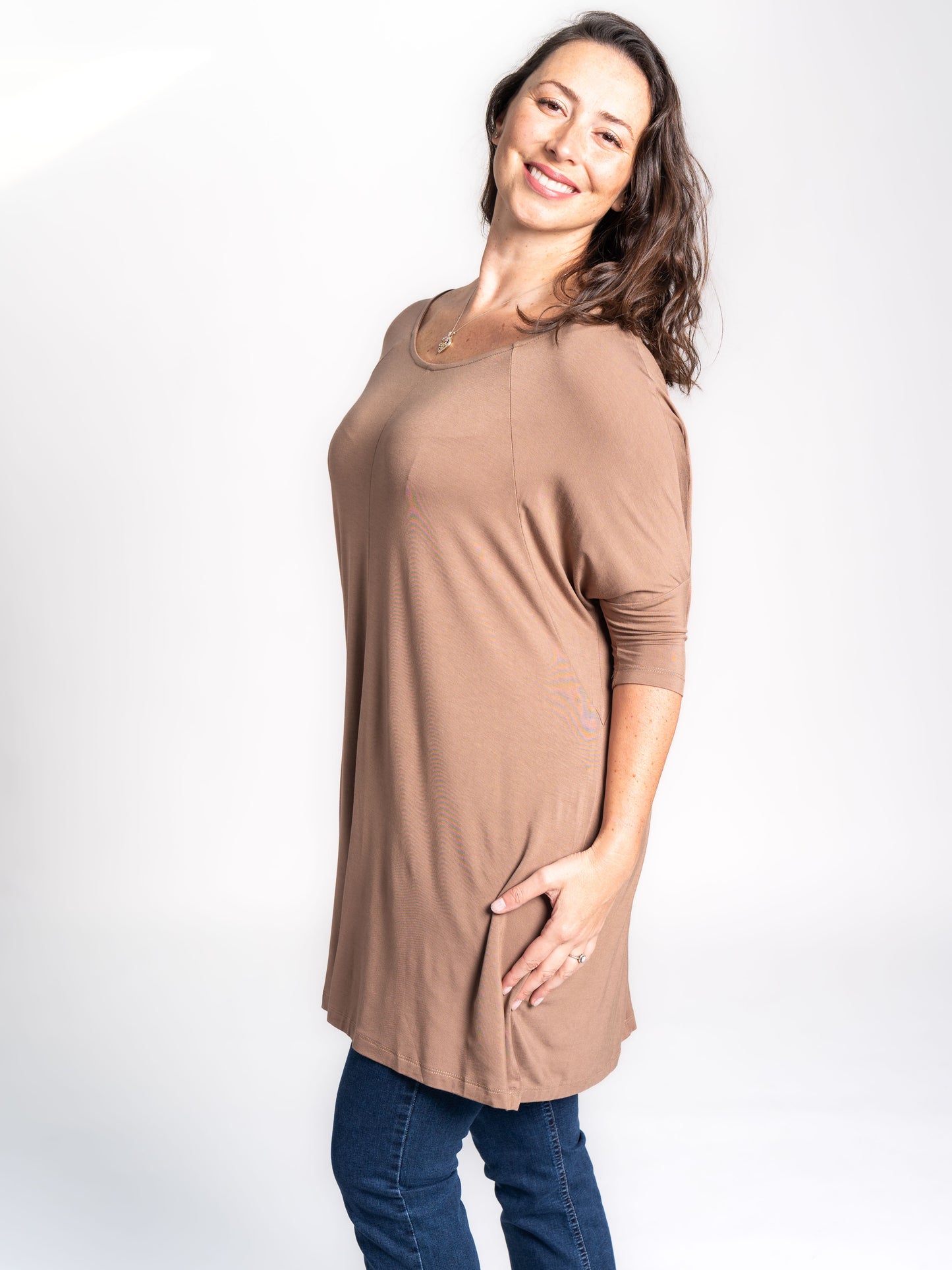POLERA OVER CAMEL