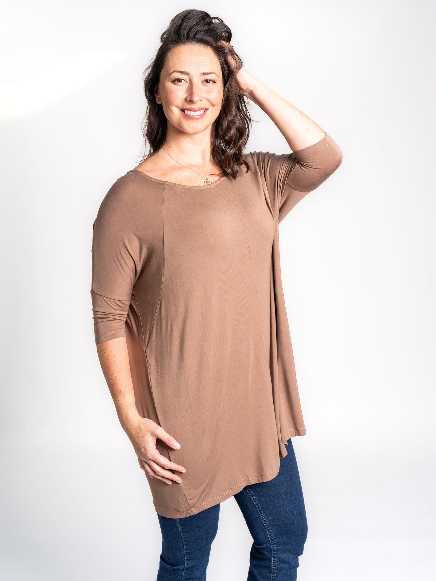 POLERA OVER CAMEL