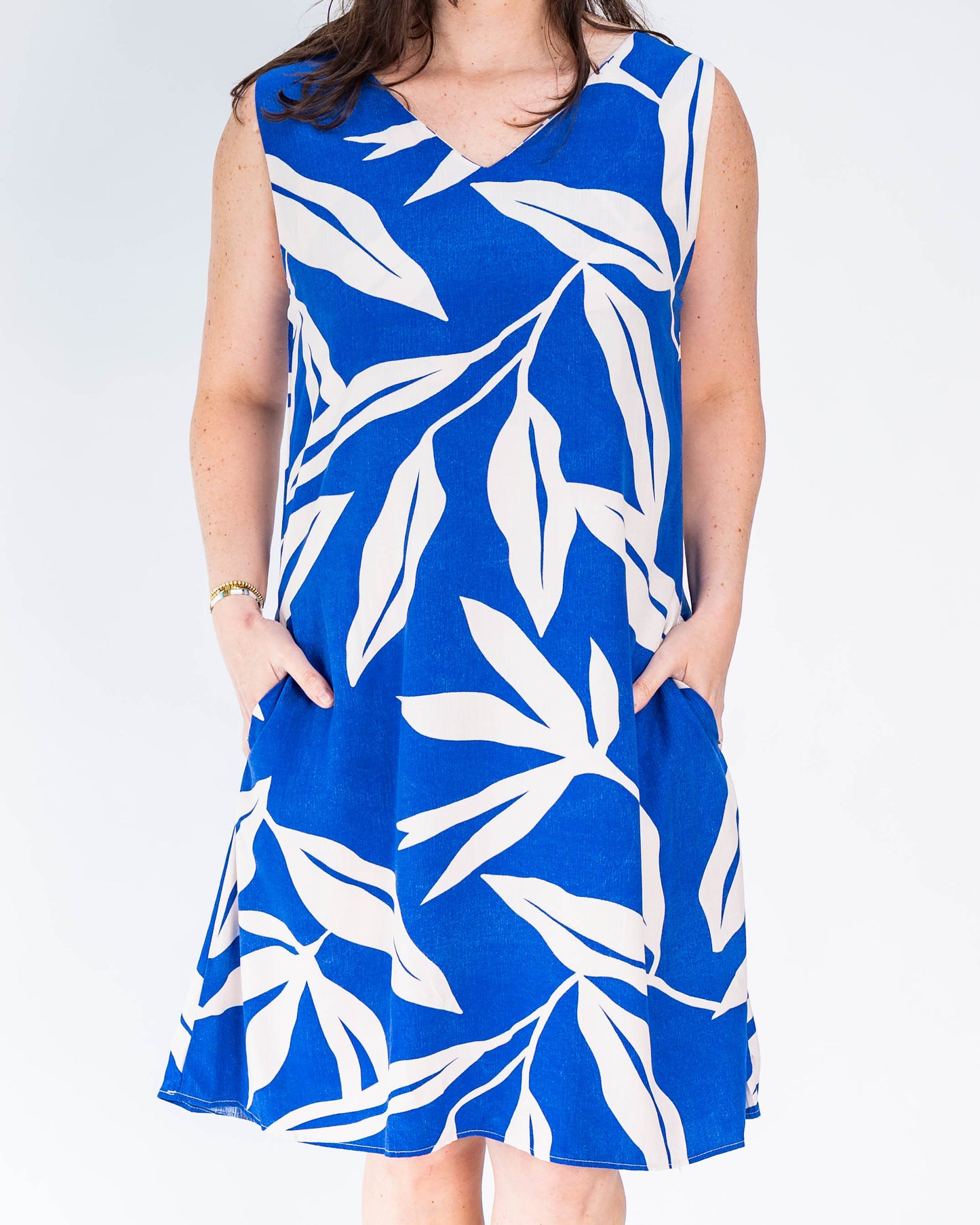 Vestido Brasileño Mariane Azul