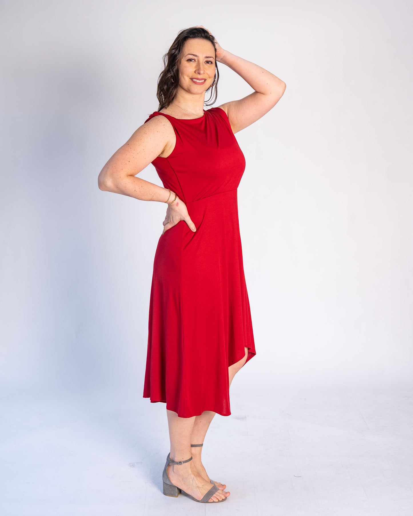 Vestido BR Helena Rojo