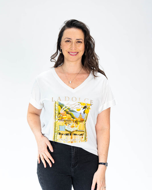 Polera La Dolce Blanco