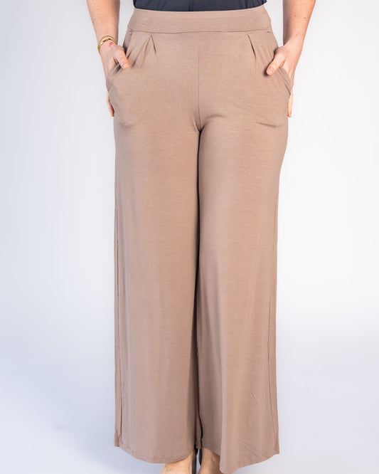 Pantalón Brasileño Liso Beige