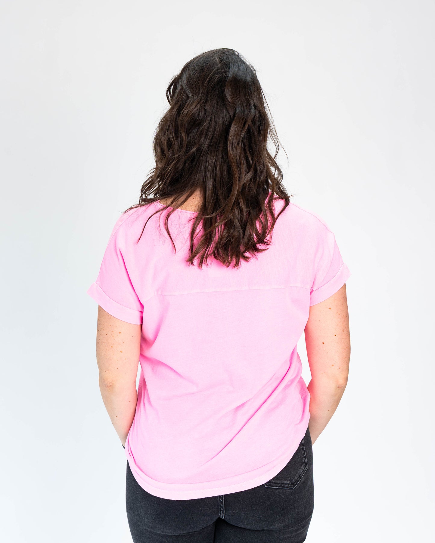 Polera Flor Spriny Rosado