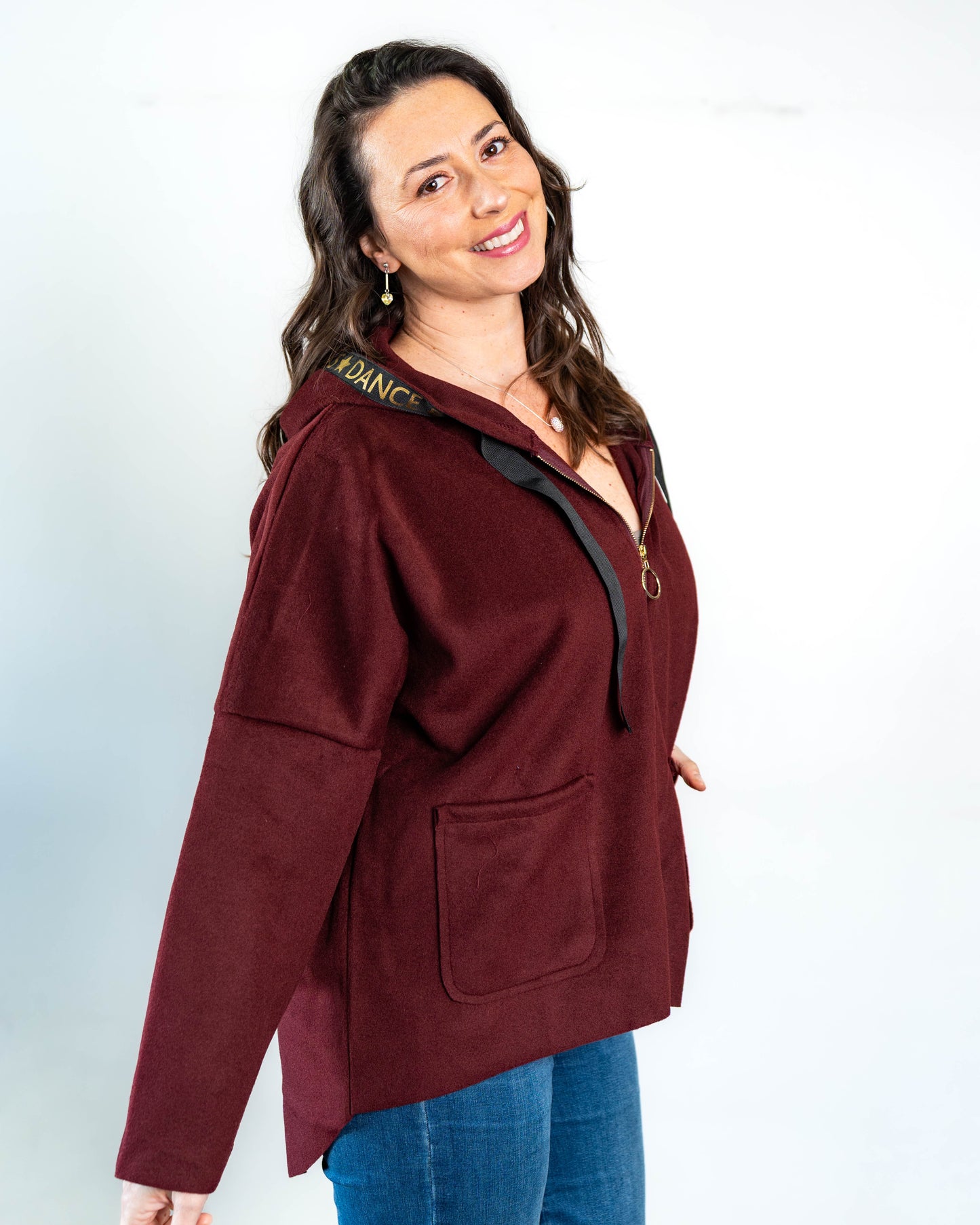 Chaqueta Paño Dreams Burdeo