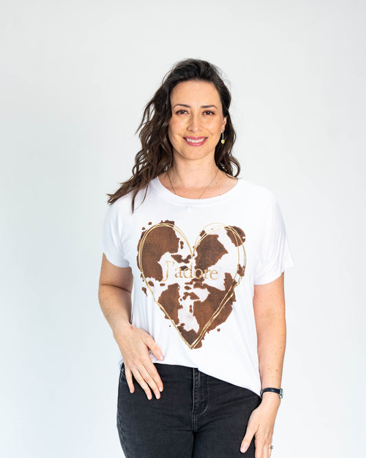 Polera Corazón Vaquero