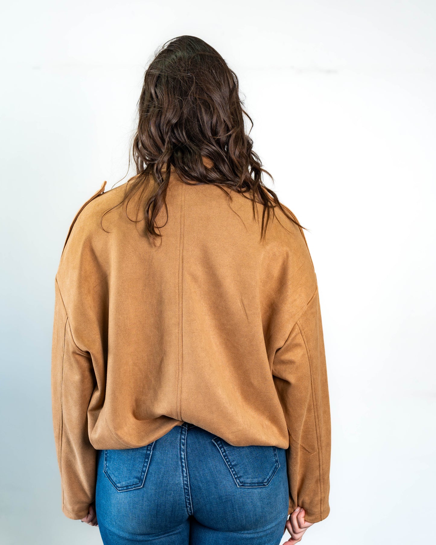 Chaqueta Fabiola Gamuza Camel