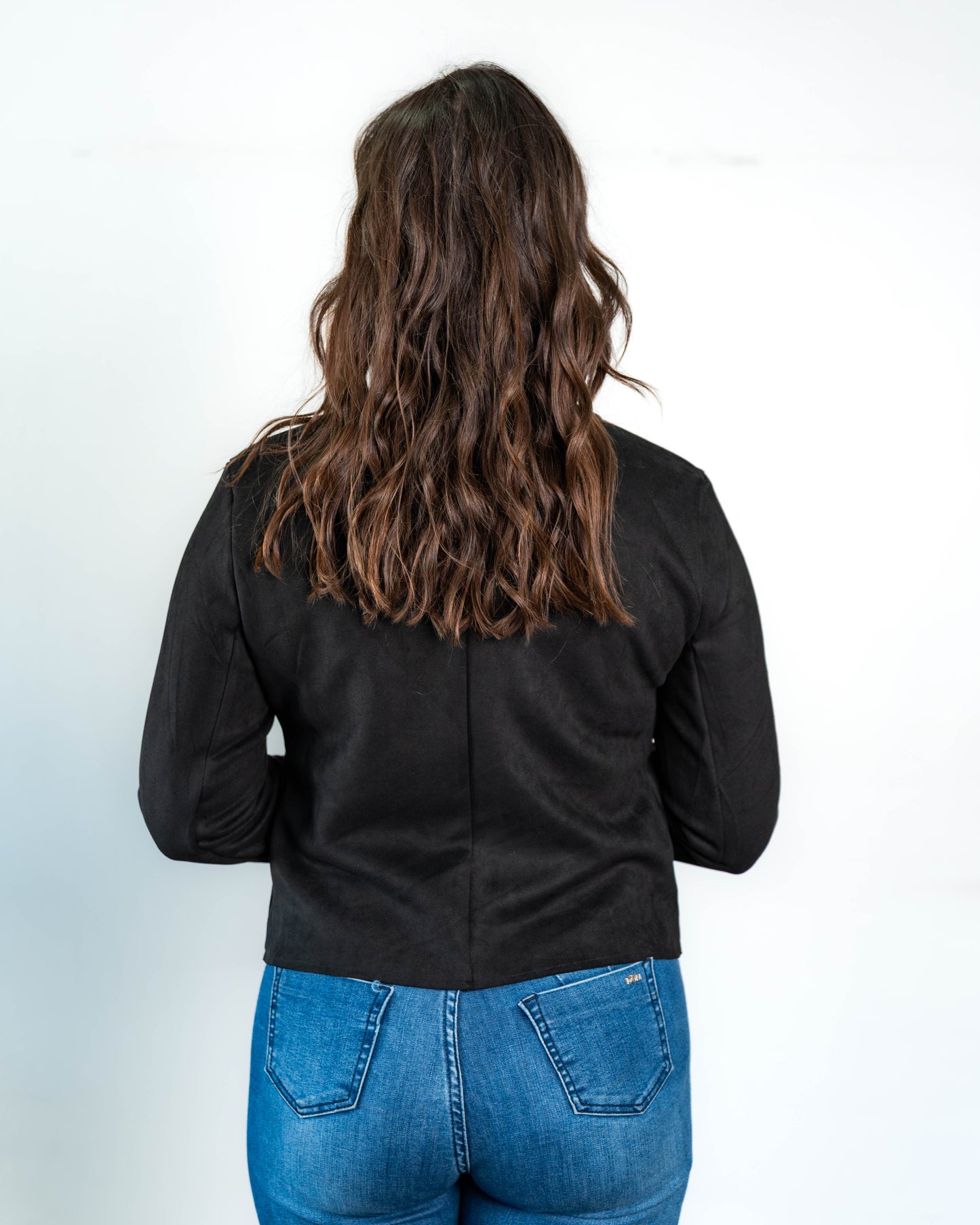 Chaqueta Pauly Gamuza Negro
