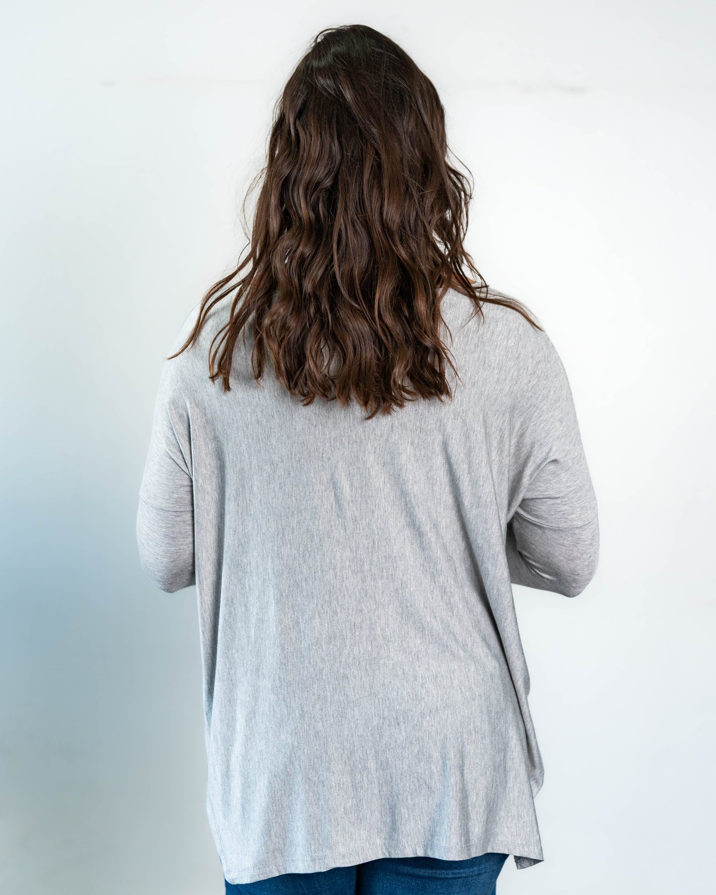 Polera Cony Manga Larga Gris