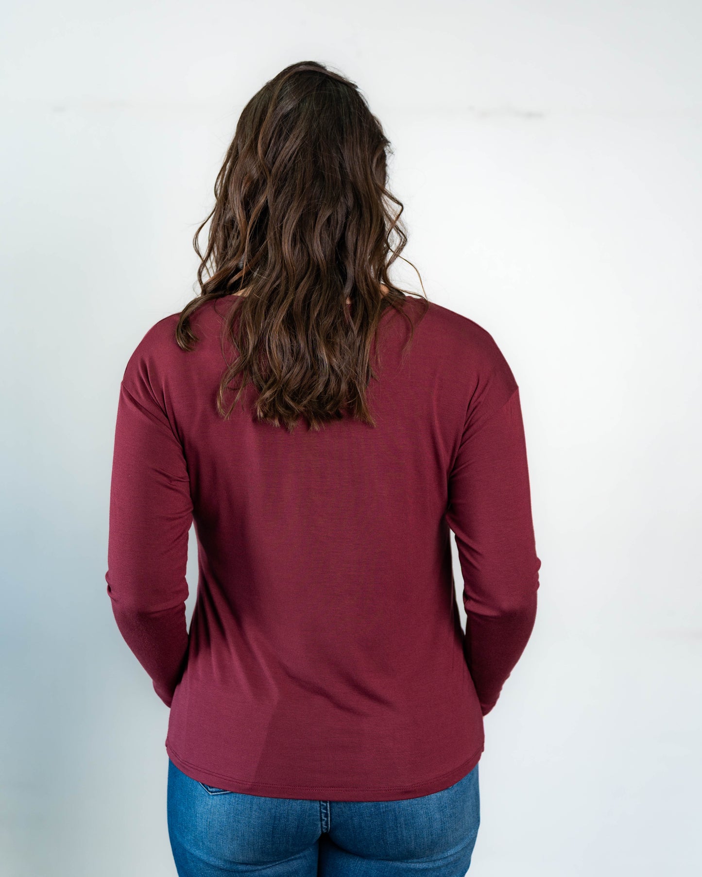Polera Josefa Gold Burdeo
