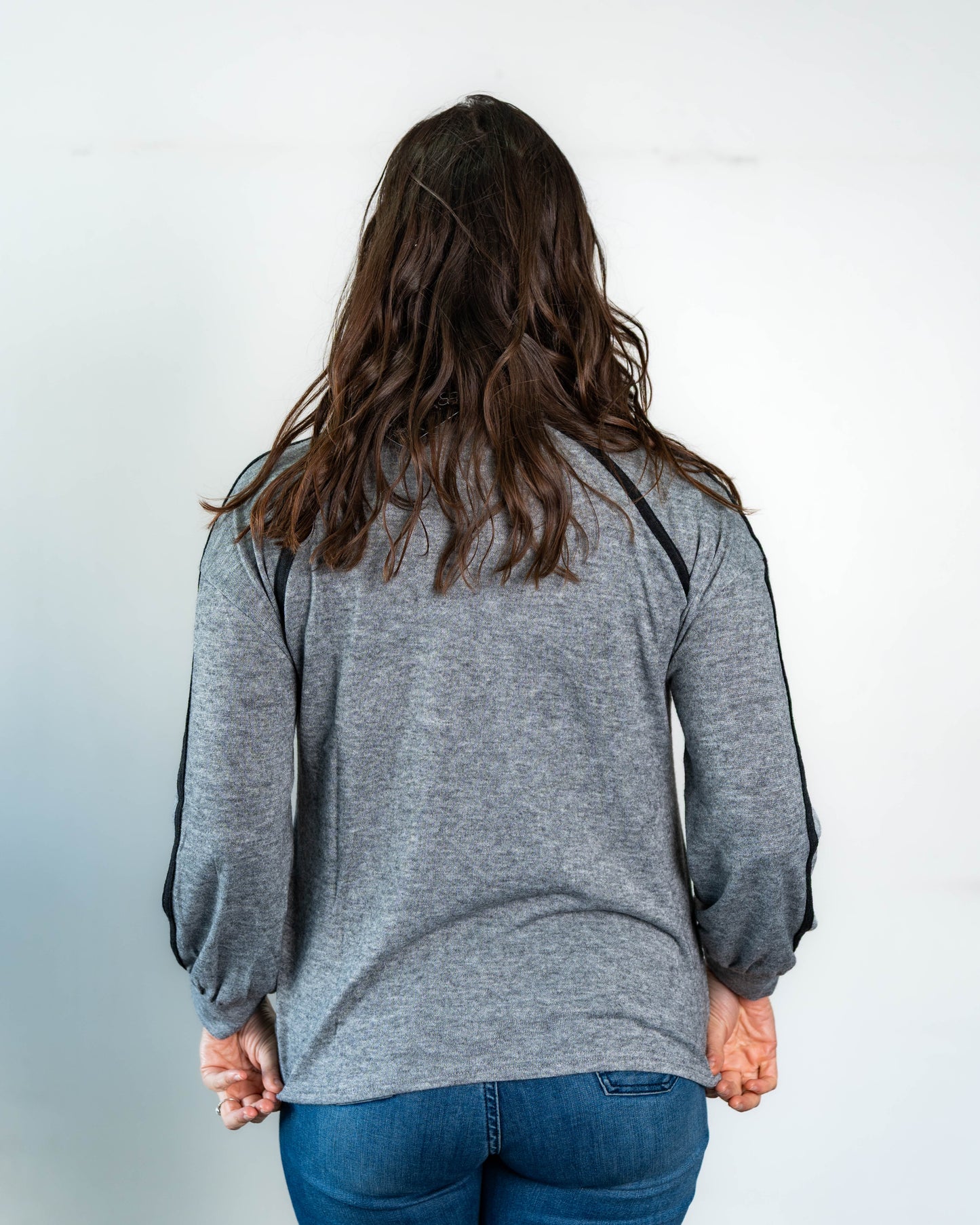 Polera Lanilla Rocio Gris