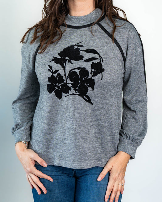 Polera Lanilla Rocio Gris