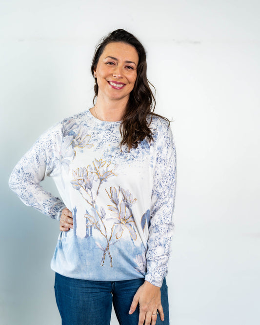 Sweater Yanina Azul