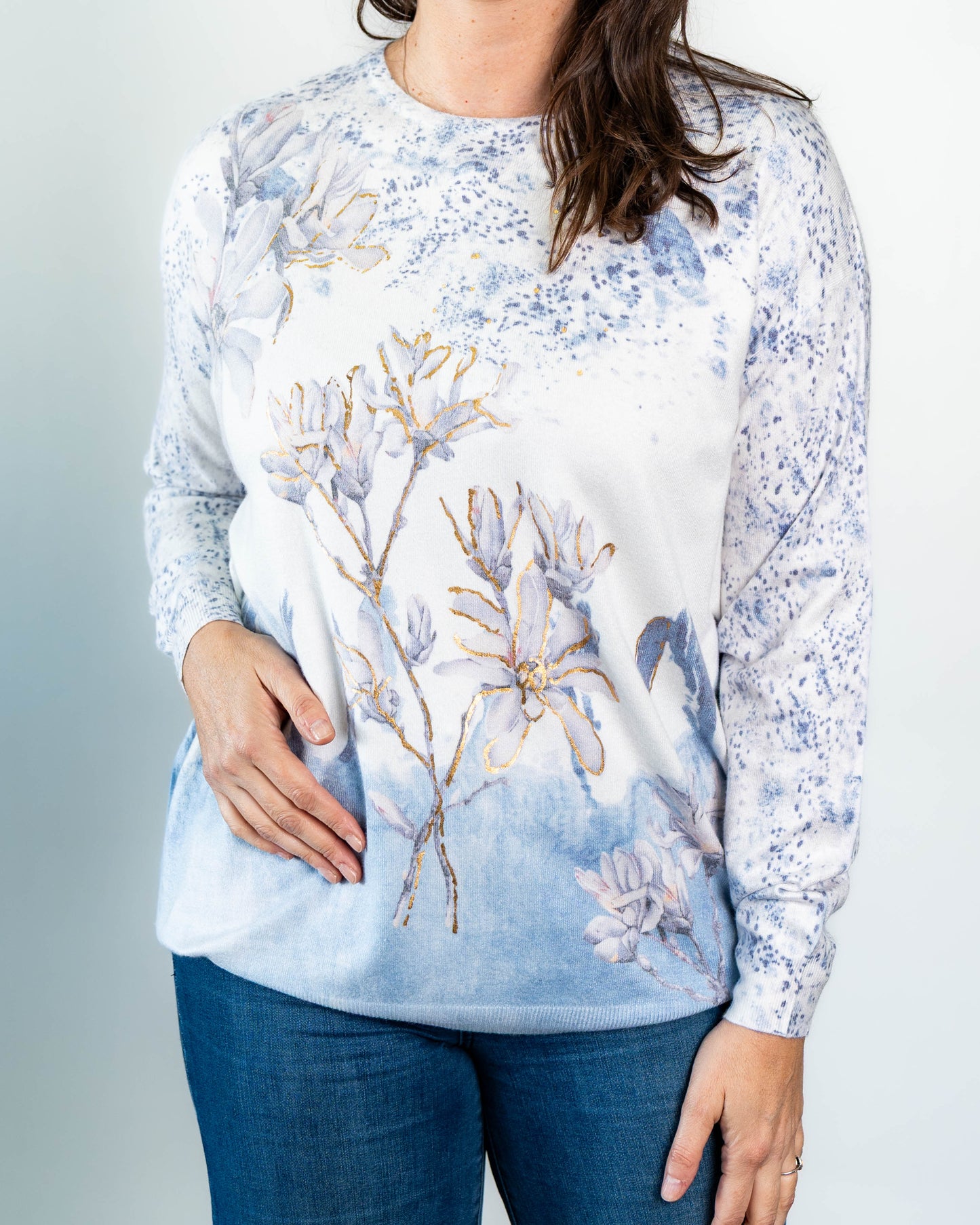 Sweater Yanina Azul
