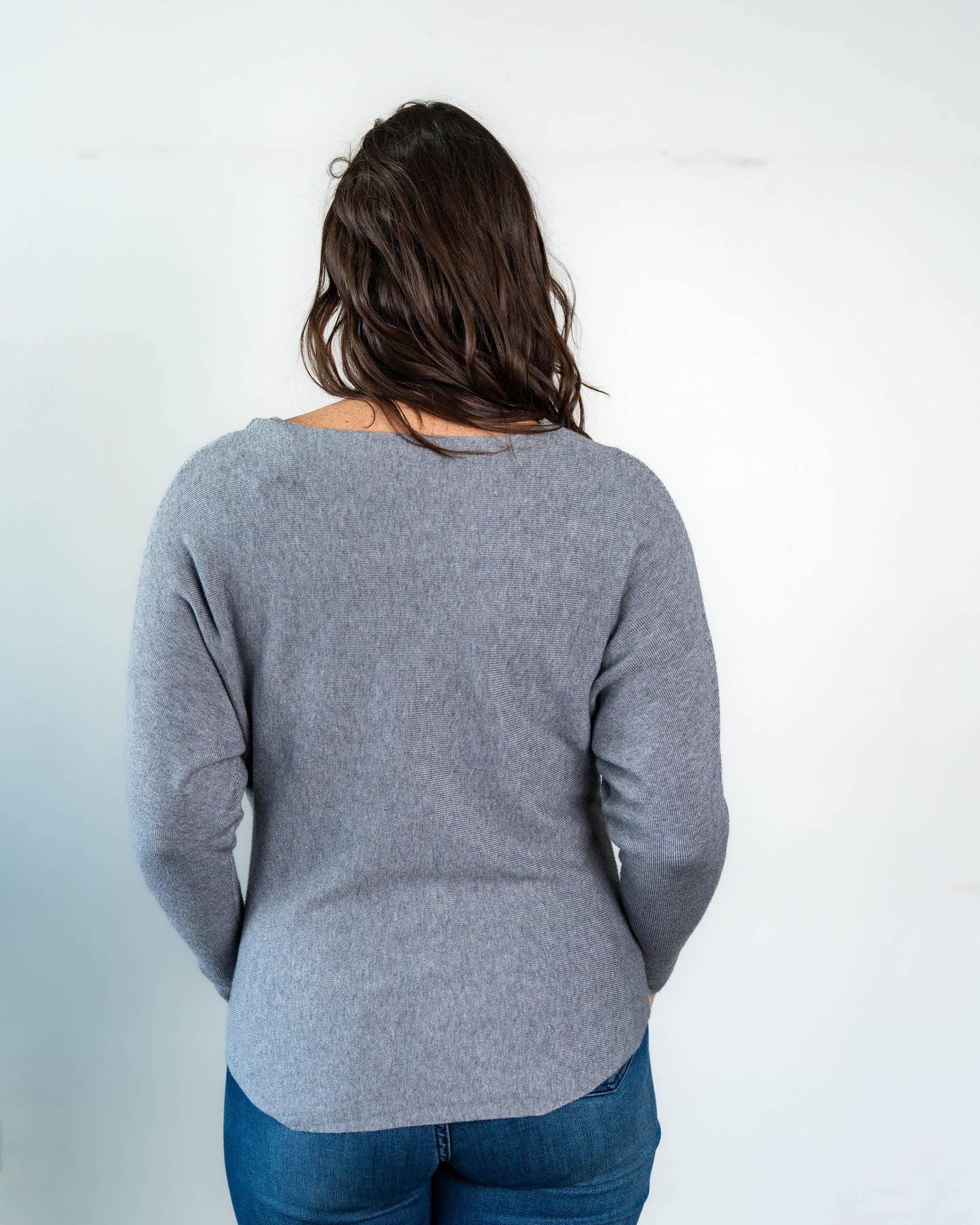 Sweater Liso Camille Gris