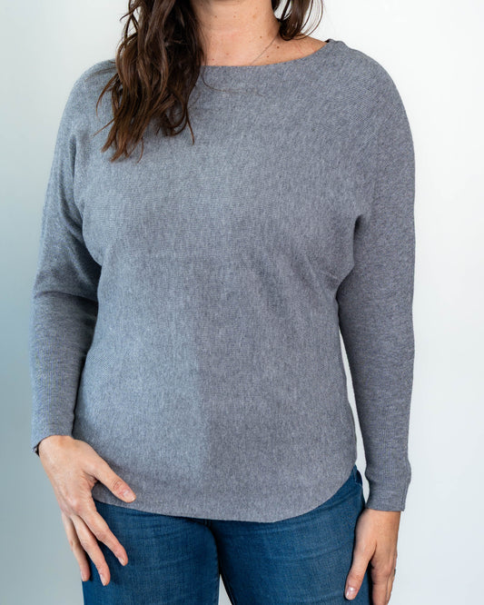 Sweater Liso Camille Gris