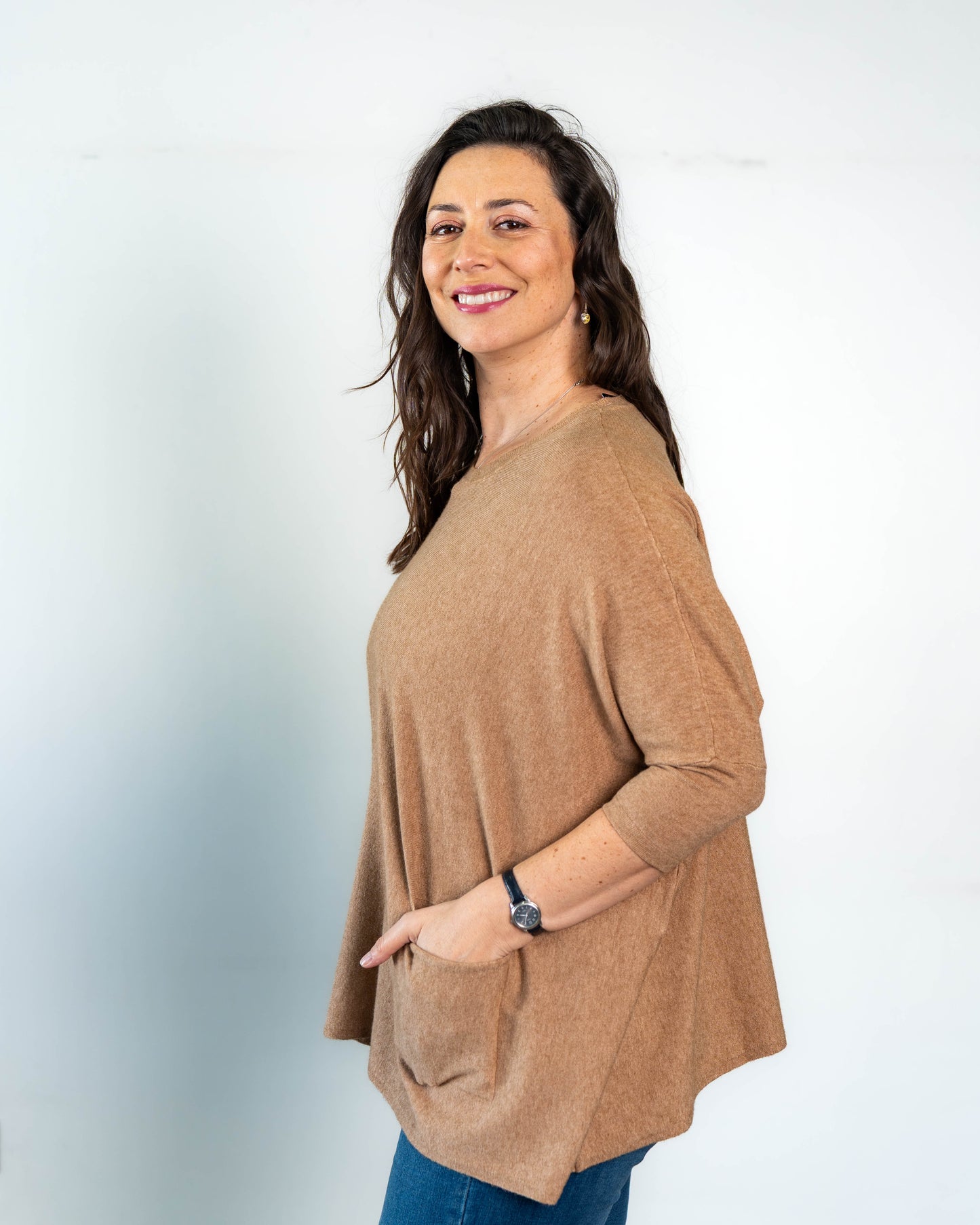 Sweater Over Bolsillo Café
