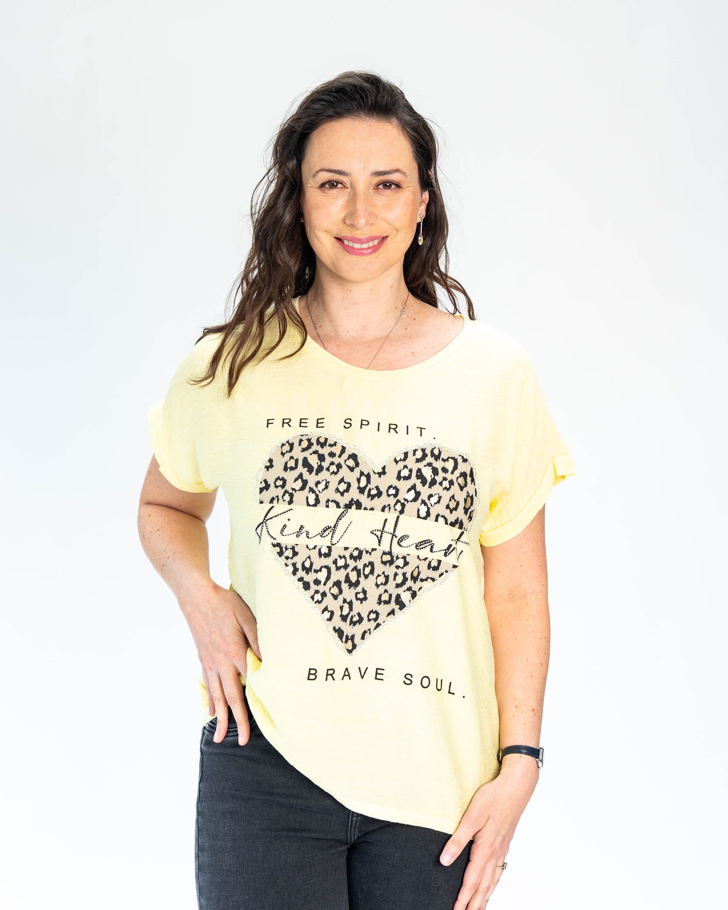 Polera Kind Heart Amarillo