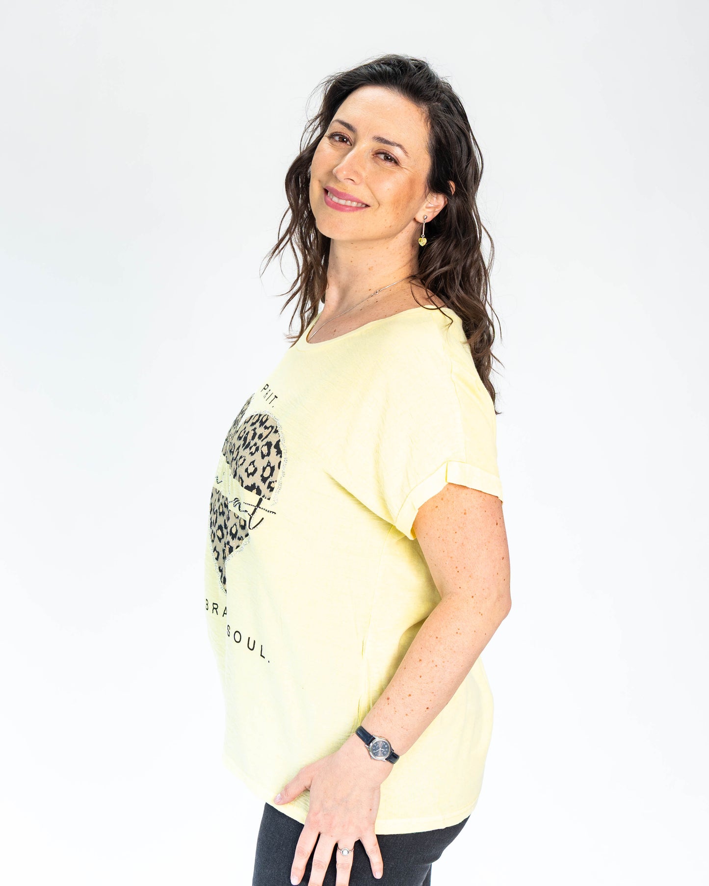 Polera Kind Heart Amarillo