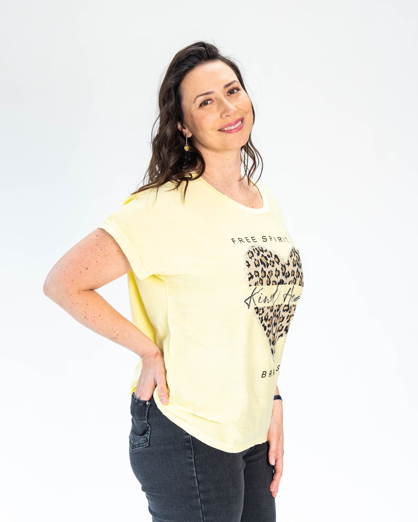 Polera Kind Heart Amarillo