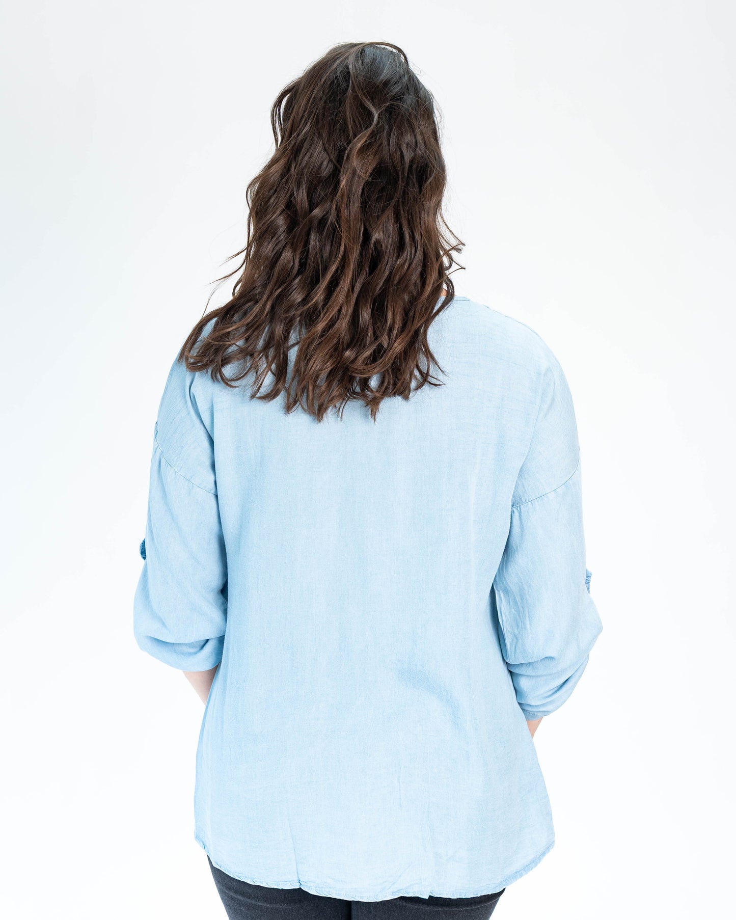 Polera Wild Heart Celeste