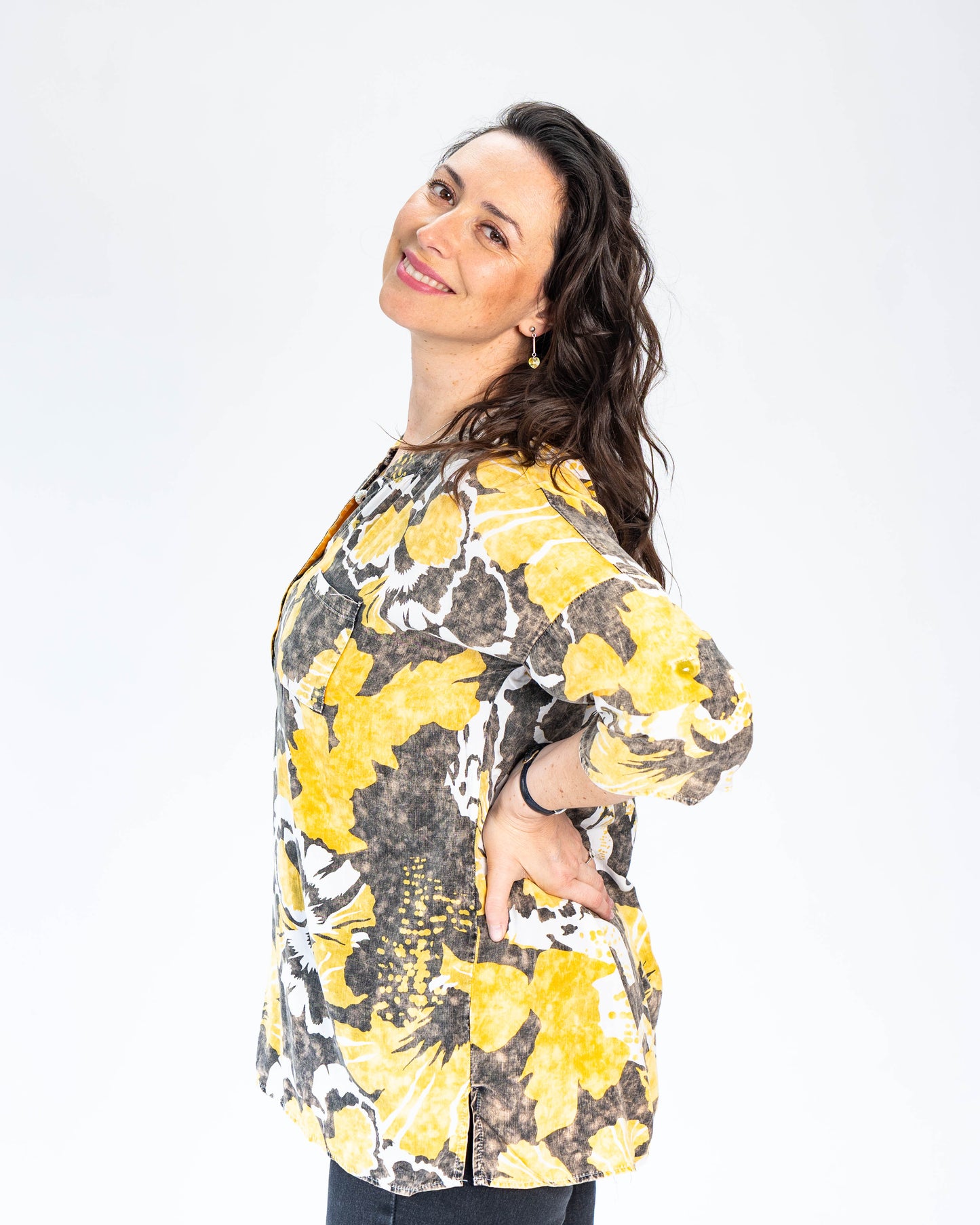 Blusa Italiana Nora Amarillo