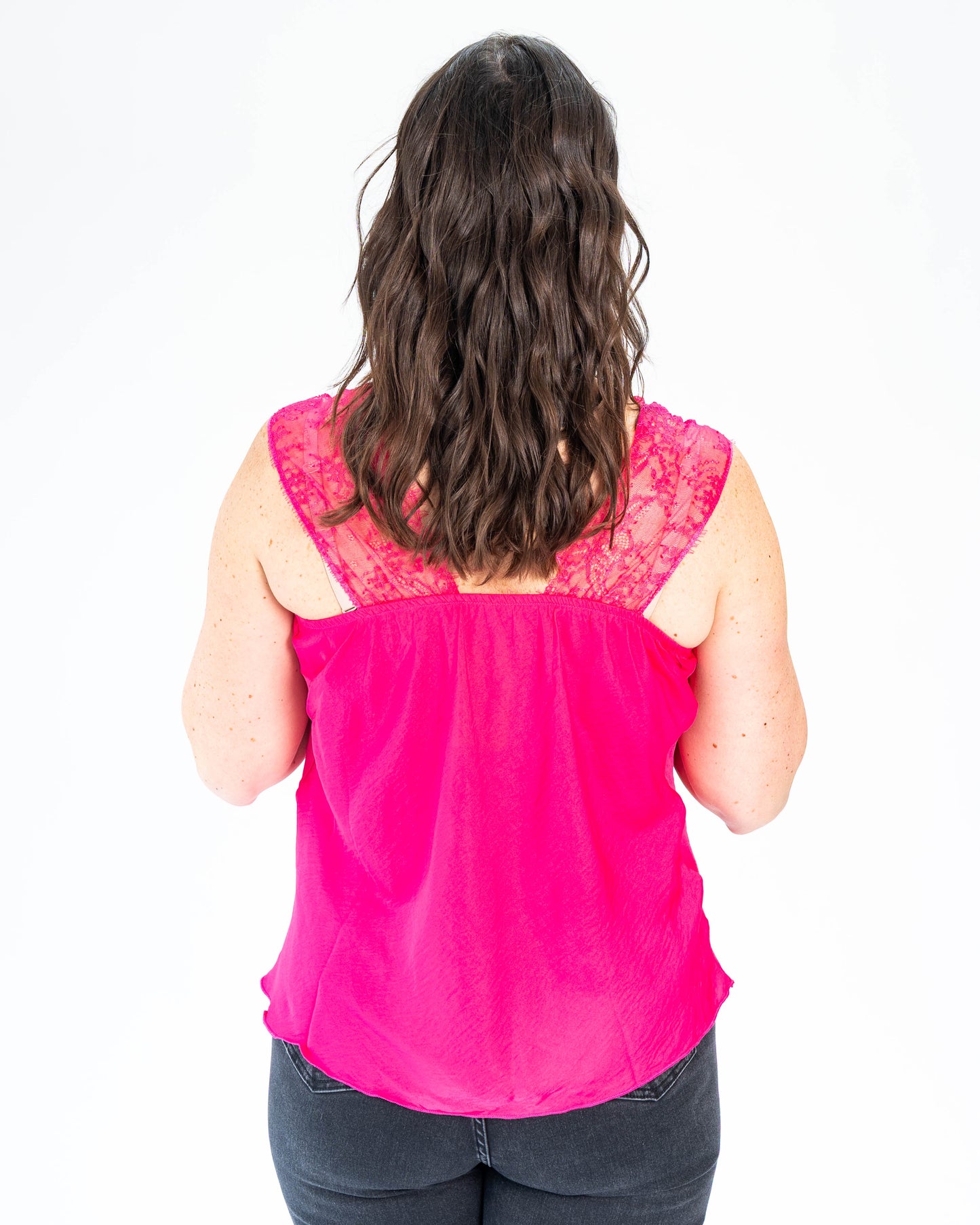 Lencero Encaje Angelina Fucsia