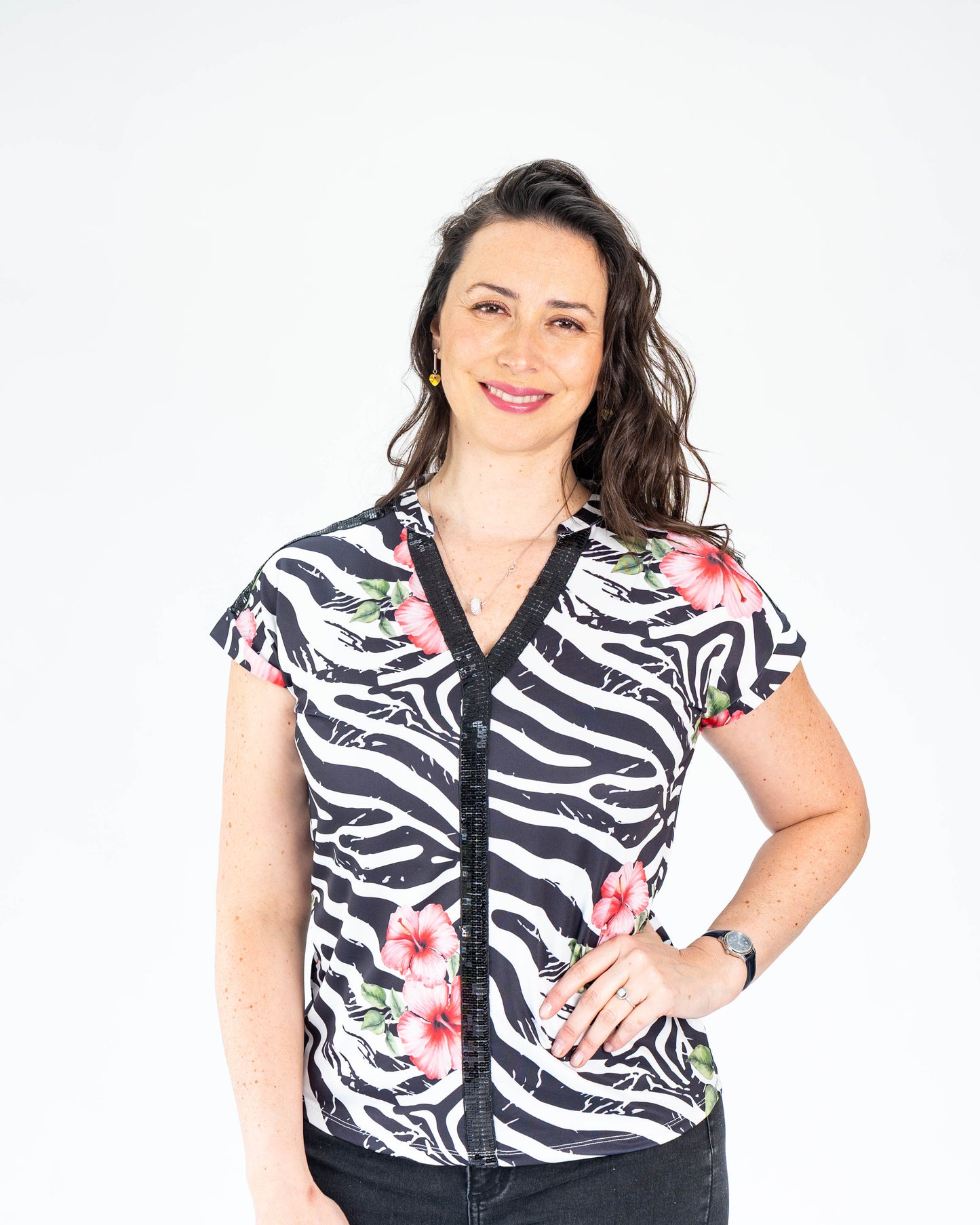 Polera Sabrina Cebra