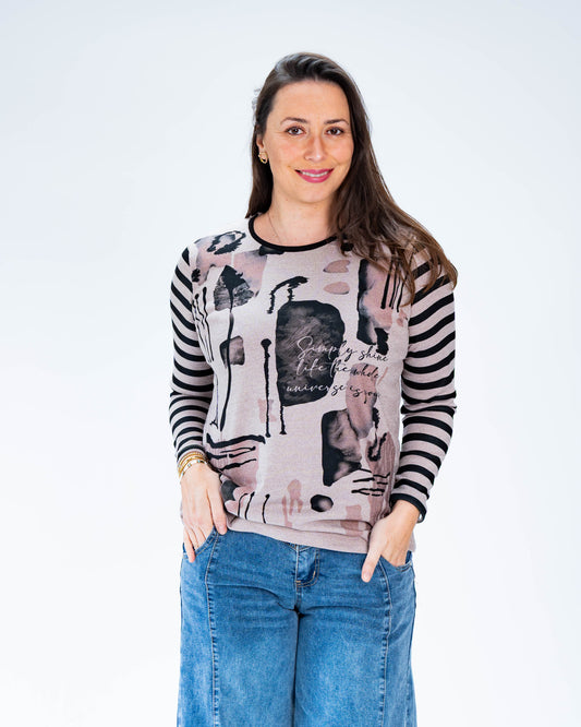 Polera Shine Beige