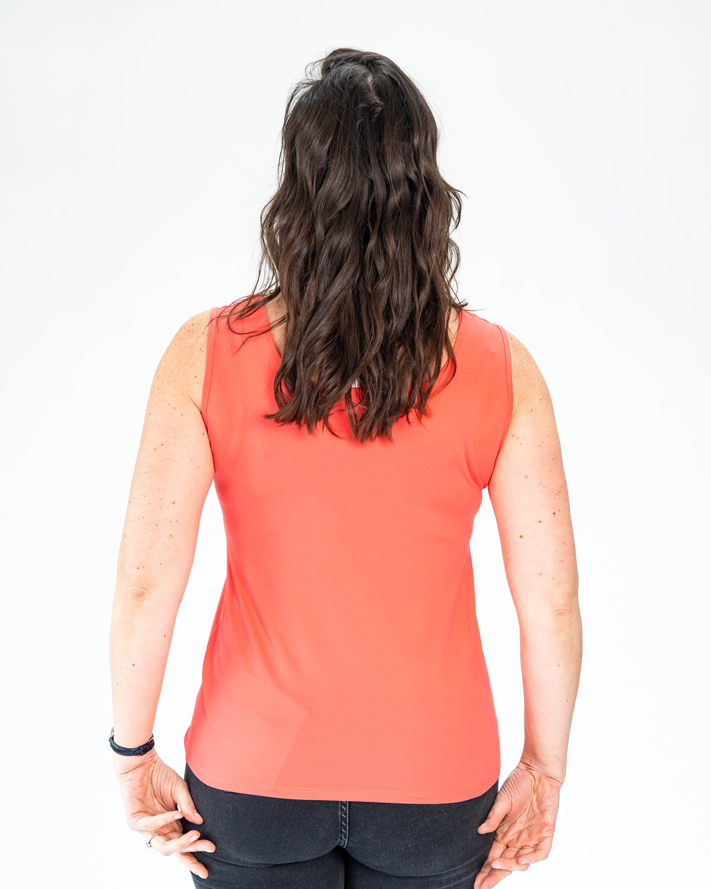 Polera Básica Musculosa Roberta Coral