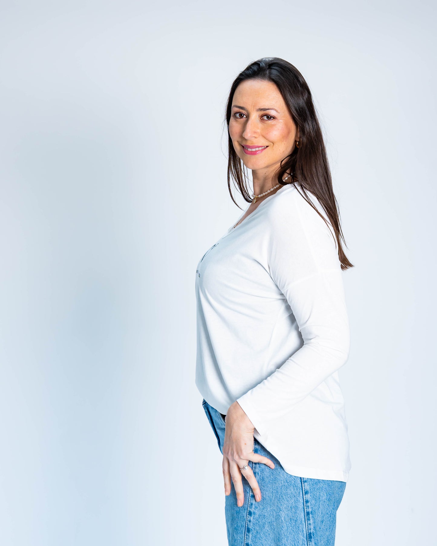 Polera Heart Like You Blanco