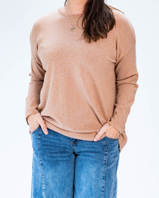 Sweater Lurex Thalia Beige