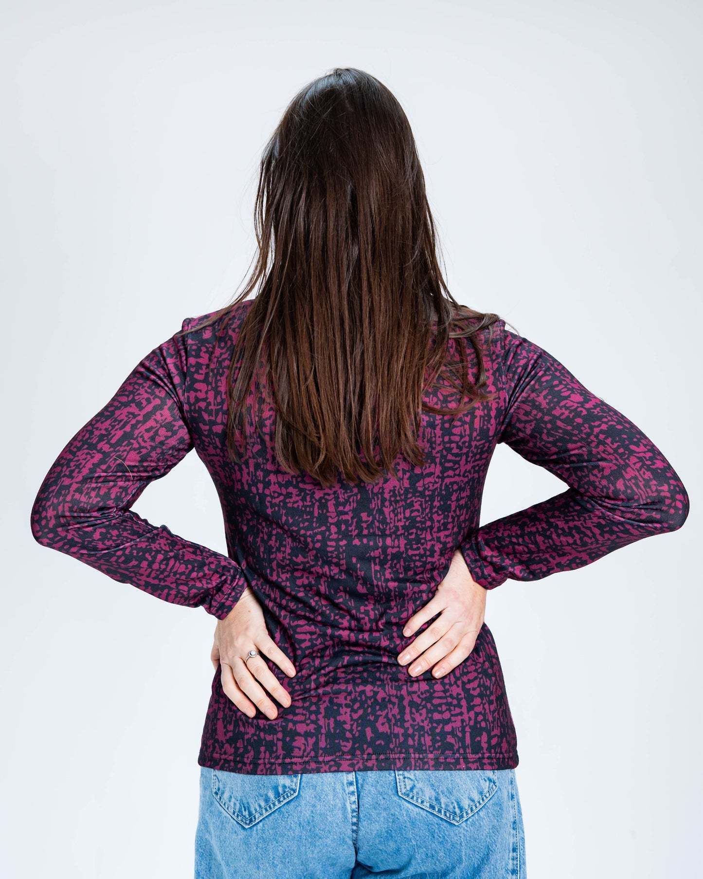 Blusa Leticia Burdeo