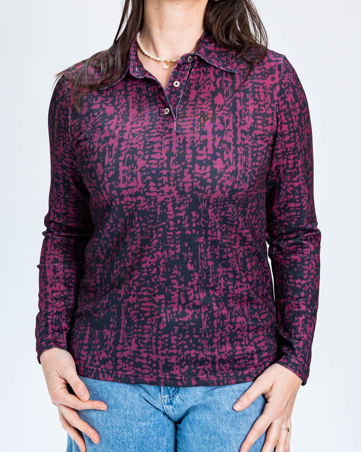 Blusa Leticia Burdeo