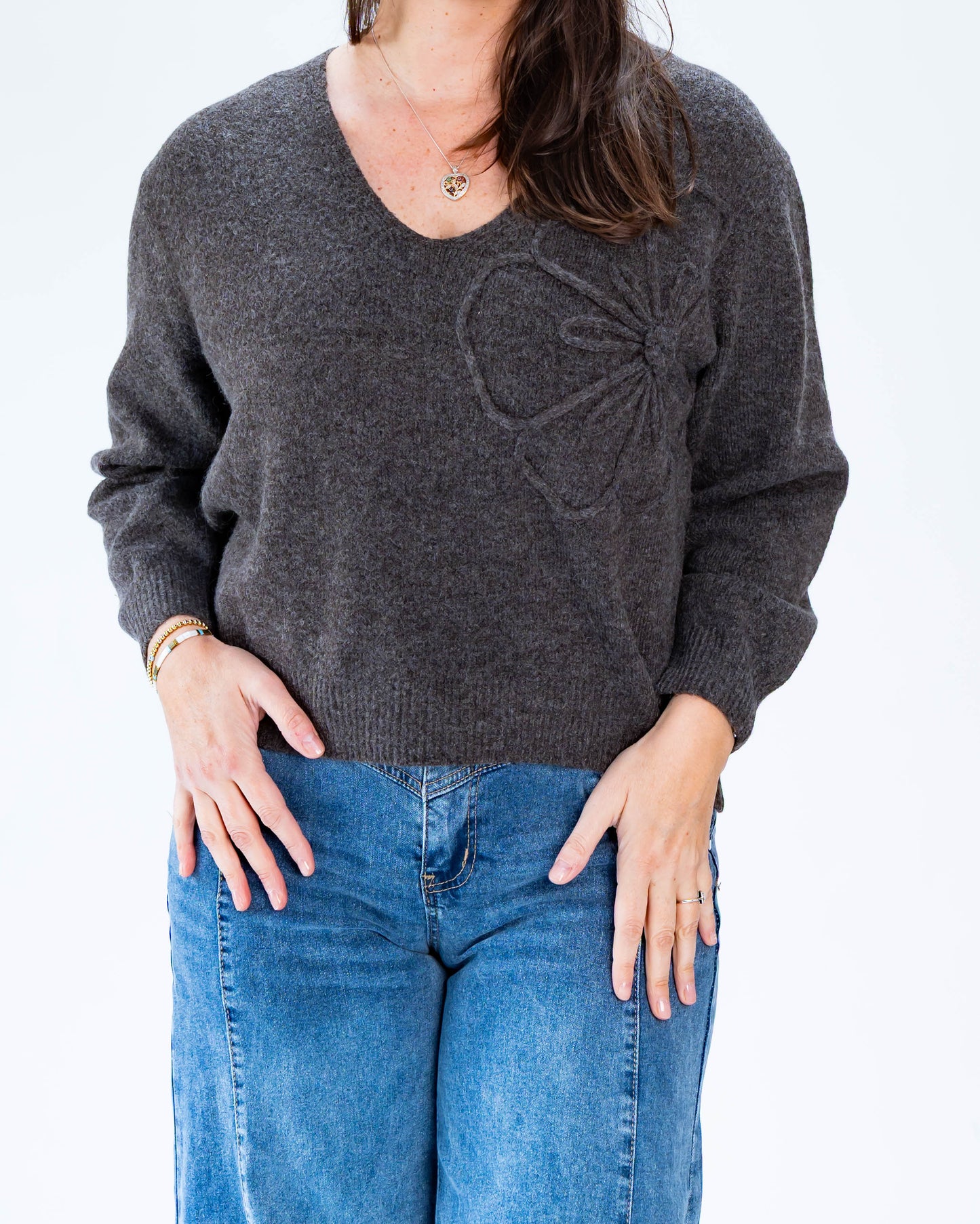 Sweater Flor Café