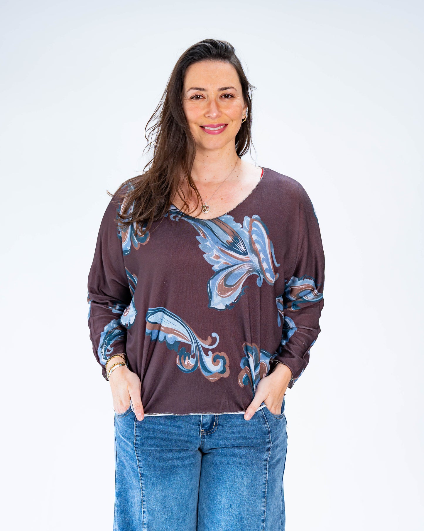 Polera Hilo Mirtha Chocolate